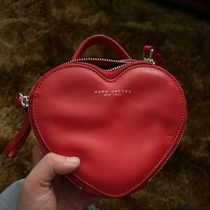 Marc Jacobs Red Heart Mini Crossbody Bag